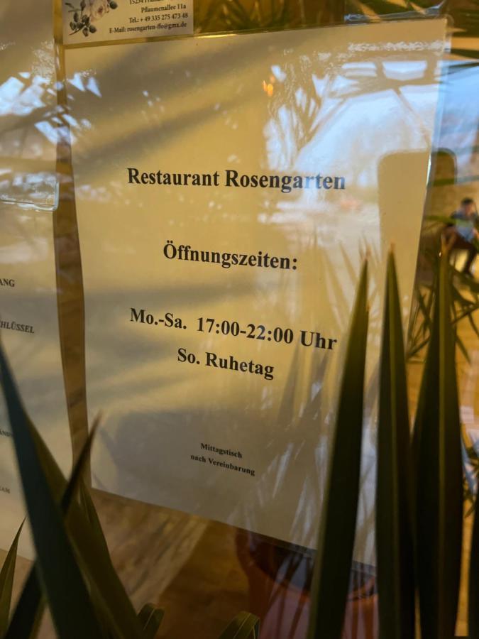 Hotel Rosengarten Frankfurt an der Oder Exterior foto
